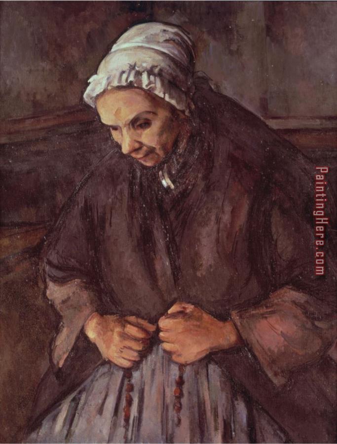 Paul Cezanne Old Woman with a Rosary C 1896 Oil on Canvas